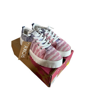 ROXY Sheilahh Womens Size 8.5 DEW Tie Dye Flatform Sneakers NWT Canvas Platform